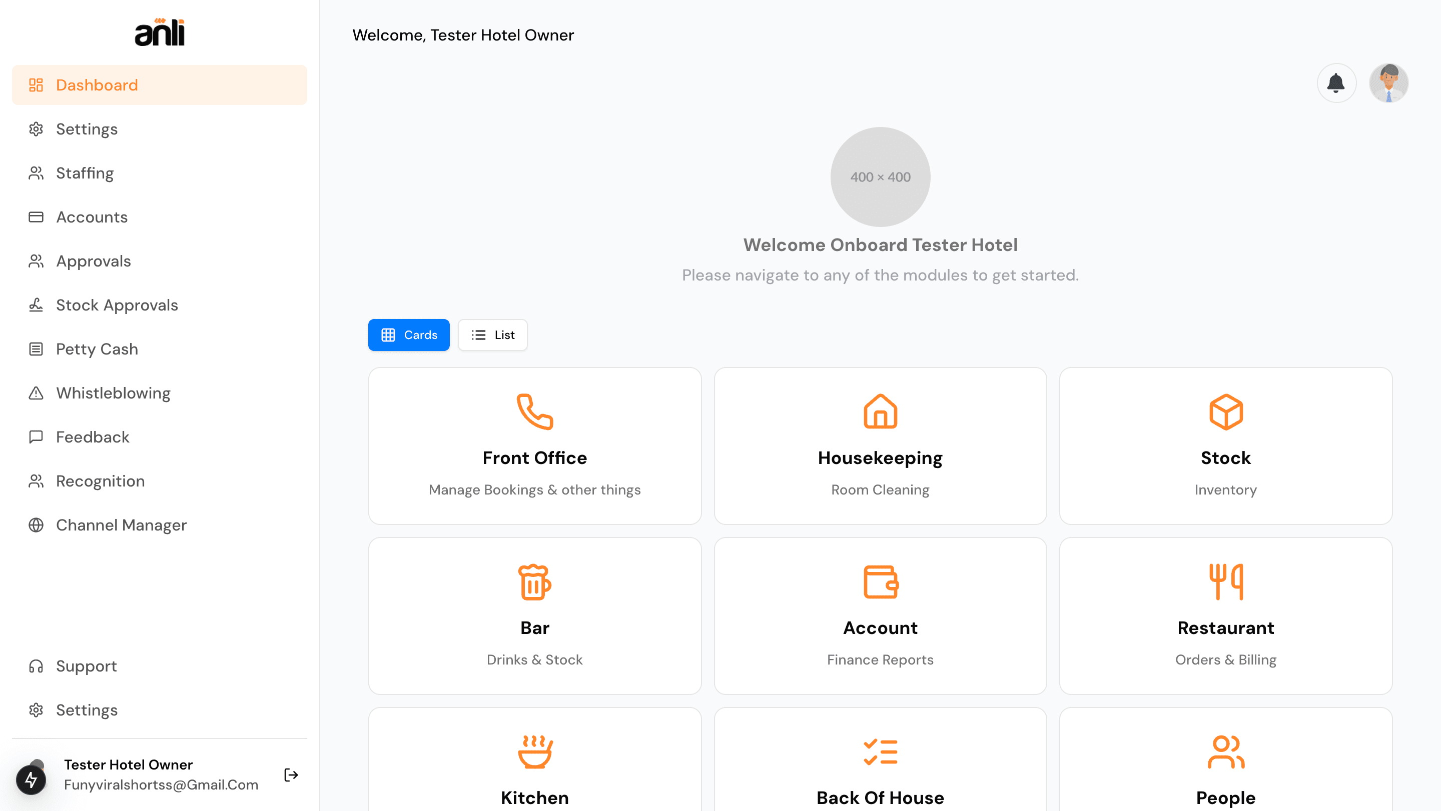 Anli project screenshot