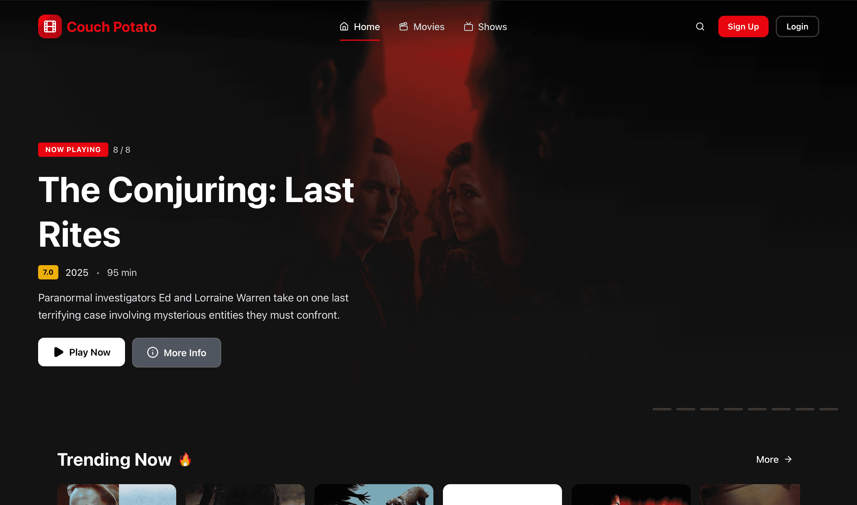 Couch Potato project screenshot